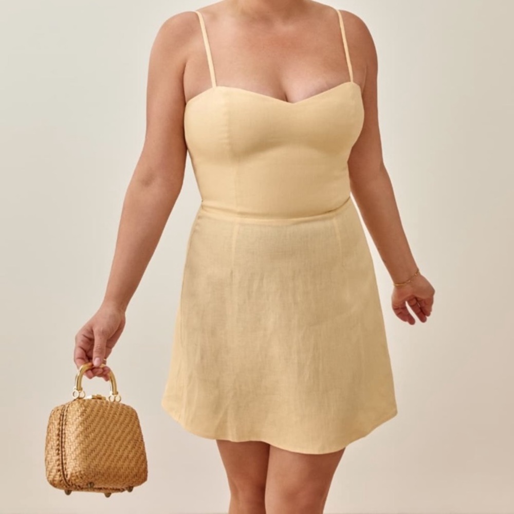 Reformation Roarke Linen Dress